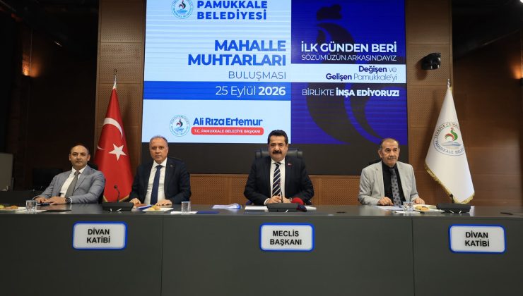 61 MAHALLENİN TALEPLERİ MASAYA YATIRILDI!