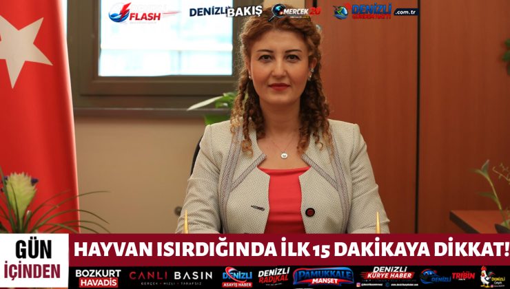 HAYVAN ISIRDIĞINDA İLK 15 DAKİKAYA DİKKAT!